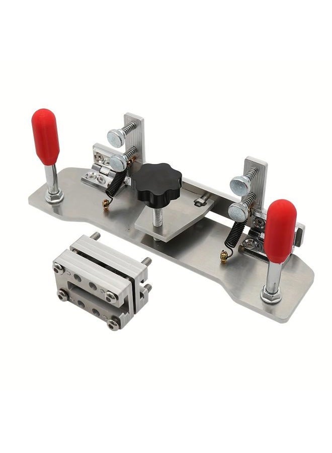JCFANTS Belt Grinder Knife Jig, Fixed Angle Jig, Manual Sharpener Holder, Sharpening Locator Knife Making Tools for Belt Sander Belt Machine - Image 3