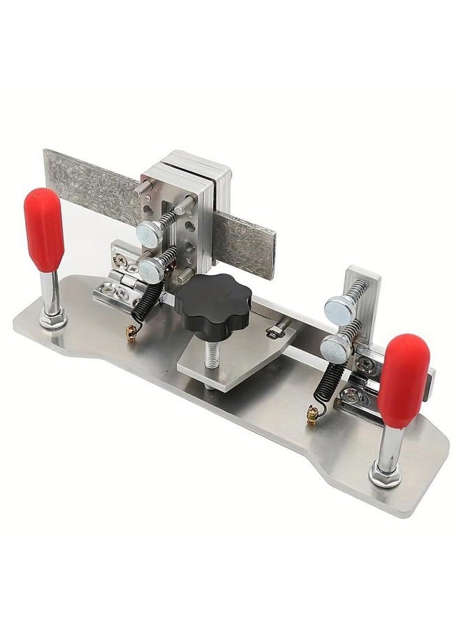 JCFANTS Belt Grinder Knife Jig, Fixed Angle Jig, Manual Sharpener Holder, Sharpening Locator Knife Making Tools for Belt Sander Belt Machine - Image 4