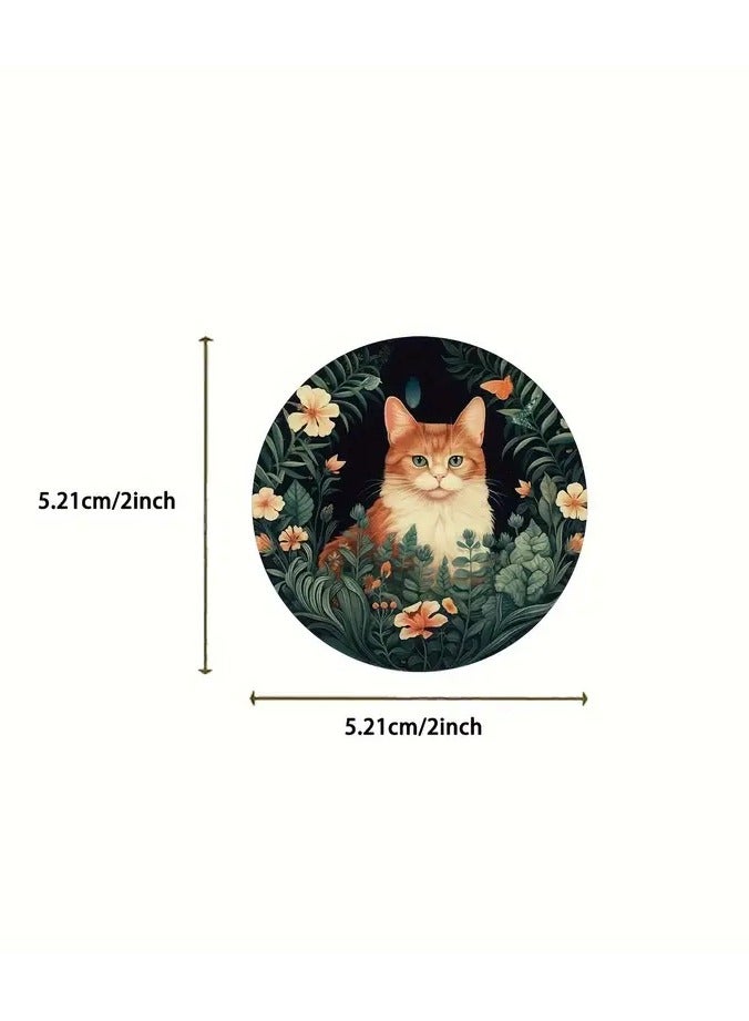 Goolsky 50PCS Cat Stickers Vinyl Waterproof Stickers For Scrapbook, Journaling, Laptop, Bumper, Skateboard, Water Bottles, Computer, Phone, Cartoon, Hard Hat, Car Stickers And Decals - Image 2