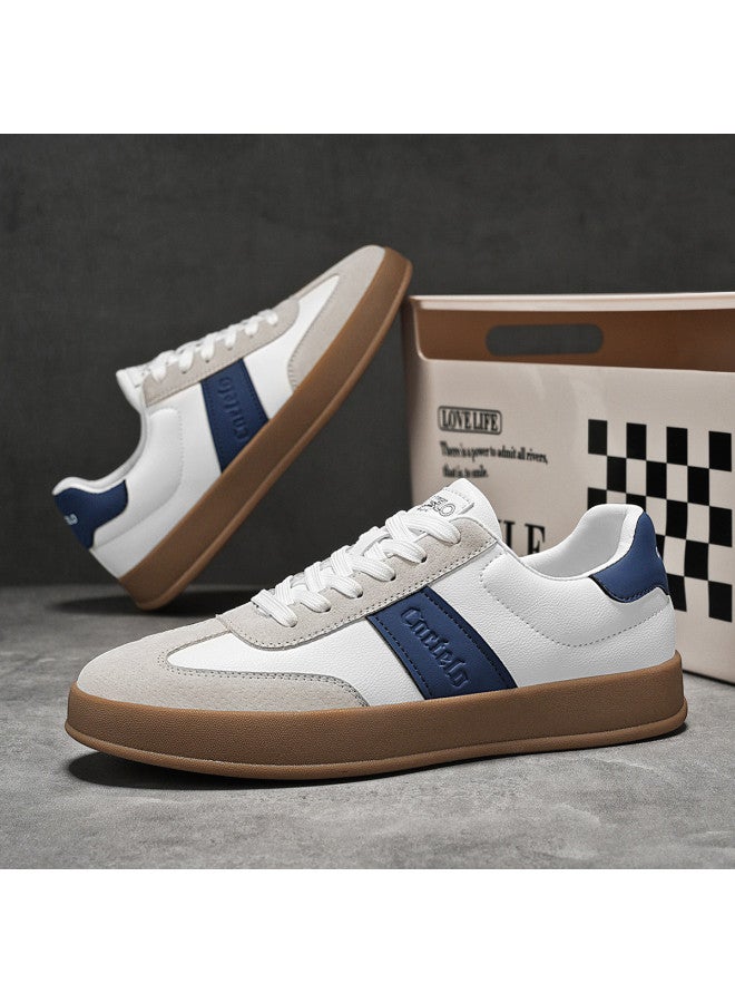 CARTELO Hot Recommendation】german Training Shoes For Men, Trendy And Versatile Color-block Casual Sneakers, Comfortable And Breathable Retro Leisure Shoes For Men - Image 2