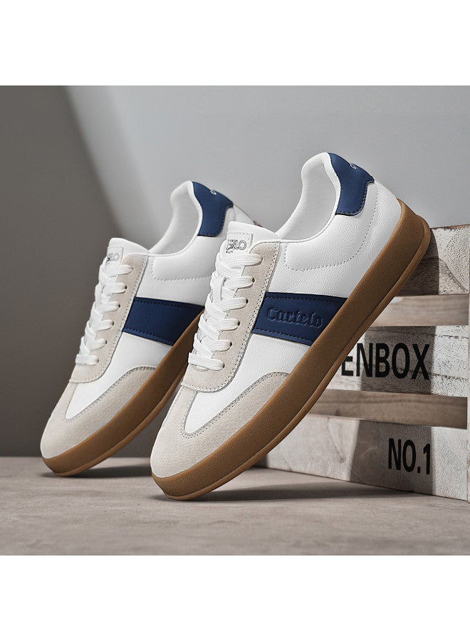 CARTELO Hot Recommendation】german Training Shoes For Men, Trendy And Versatile Color-block Casual Sneakers, Comfortable And Breathable Retro Leisure Shoes For Men - Image 4