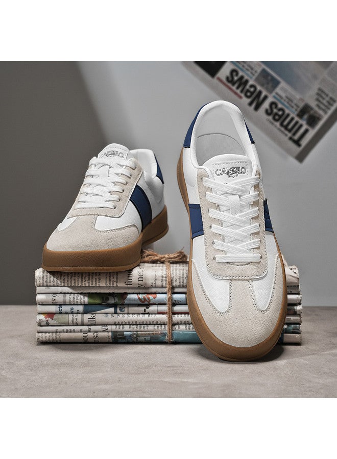 CARTELO Hot Recommendation】german Training Shoes For Men, Trendy And Versatile Color-block Casual Sneakers, Comfortable And Breathable Retro Leisure Shoes For Men - Image 3