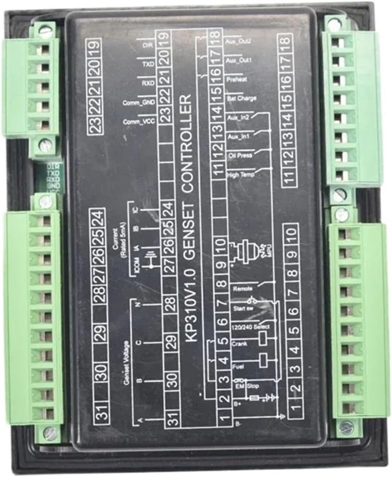 1pcs KP310V1.0 KP310 V1.0 Generator Module Remote Control Start and Stop Genset LED Digital Display Panel - Image 4