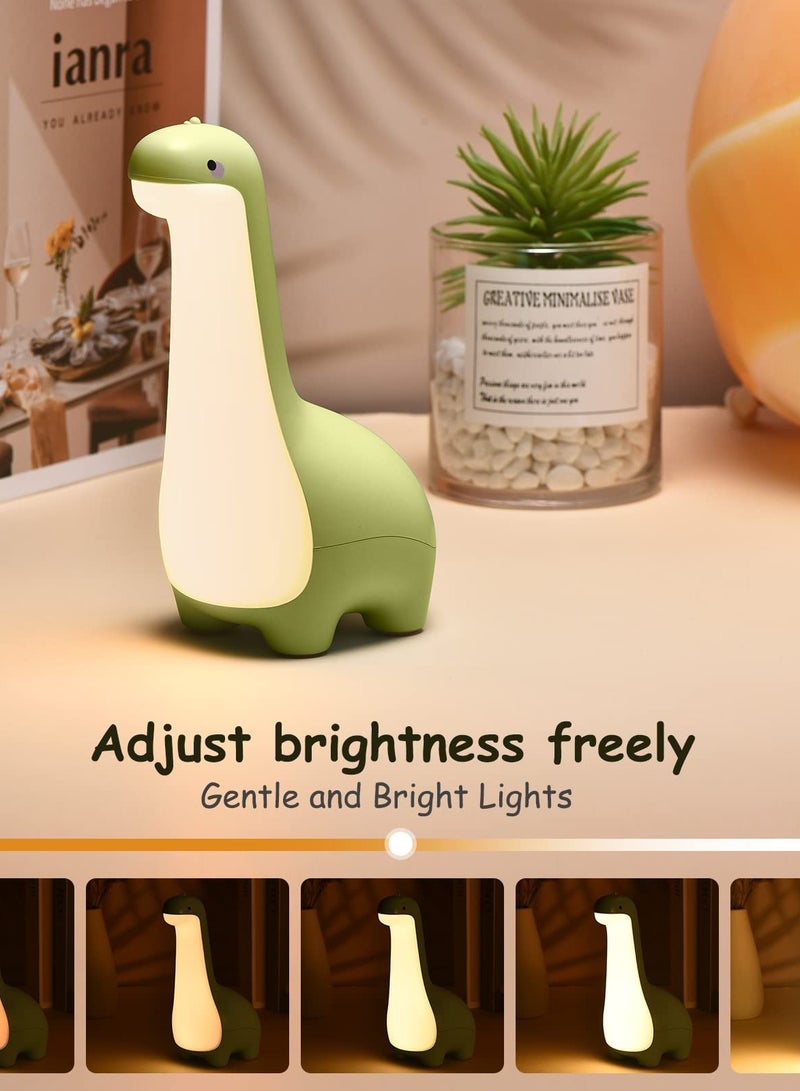 SOLARAE ligitive Dinosaur Night Light, Adorable Animal Shape for Baby Room, Rechargeable Bedside Dinosaur Lamp, Perfect Room Decor for Teenager Boy and Girl - Image 3
