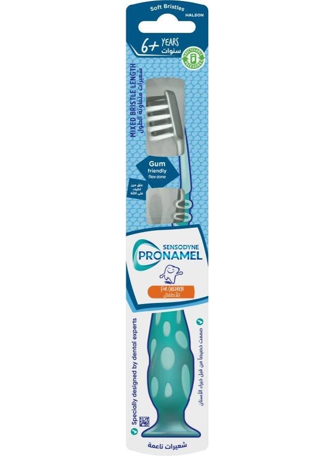 Pronamel Toothbrush For Children 6+ Years – Soft Bristle Kids Toothbrush for Gentle Cleaning, Enamel Protection & Daily Oral Care