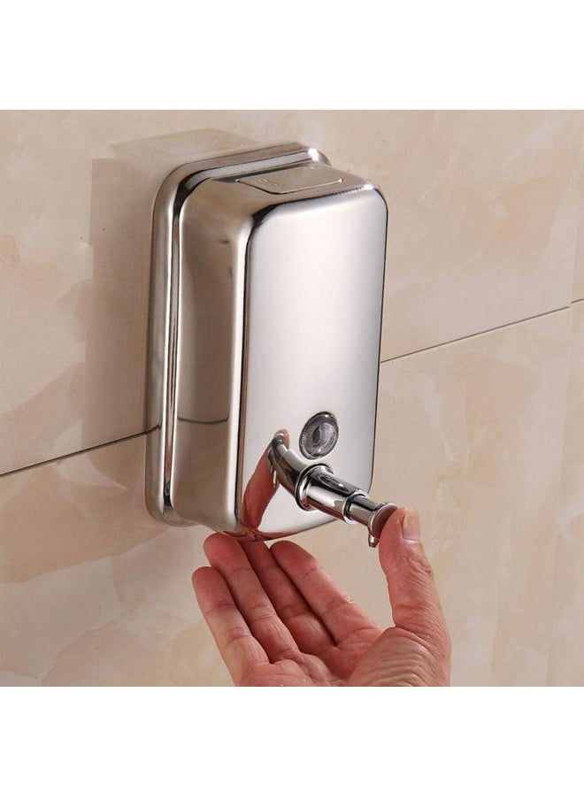 ATM Wall-Mounted Stainless Steel Soap and Shampoo Dispenser – Dual Chamber Shower Dispenser  - Image 1