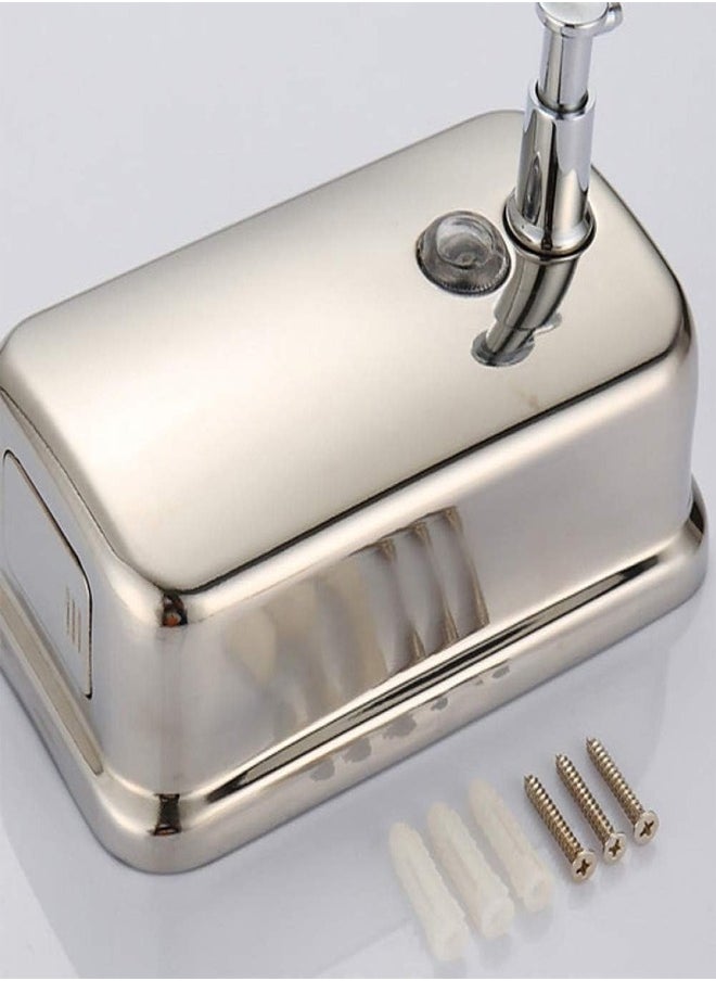 ATM Wall-Mounted Stainless Steel Soap and Shampoo Dispenser – Dual Chamber Shower Dispenser  - Image 3