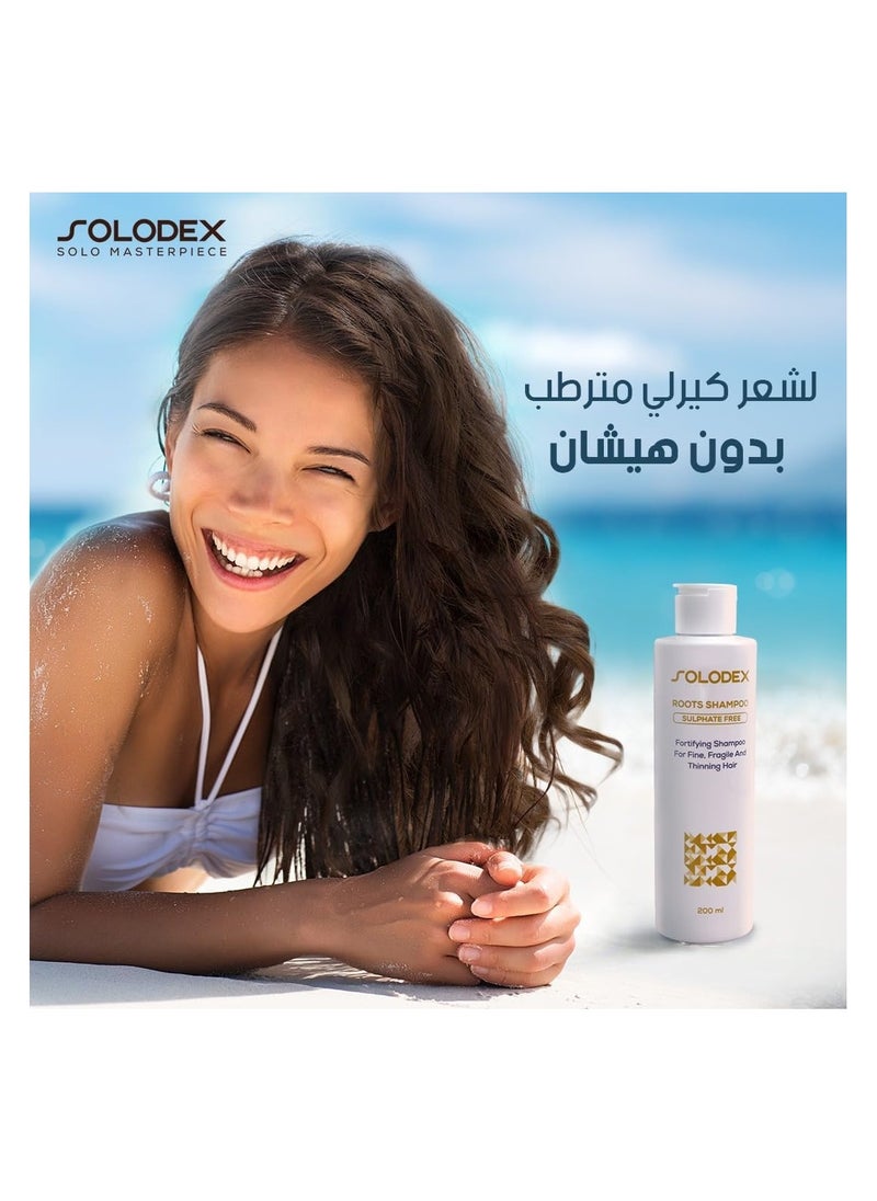 SOLODEX - Roots Shampoo Sulphate Free 200ml - Image 1