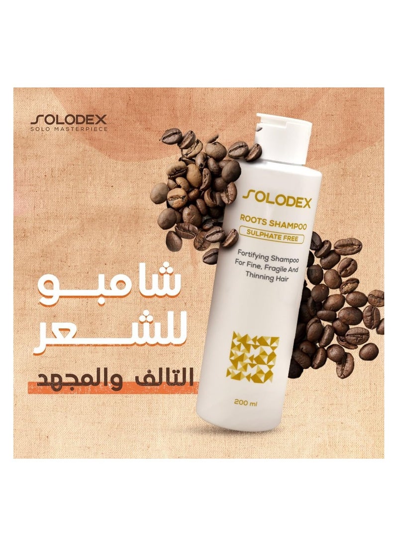 SOLODEX - Roots Shampoo Sulphate Free 200ml - Image 1