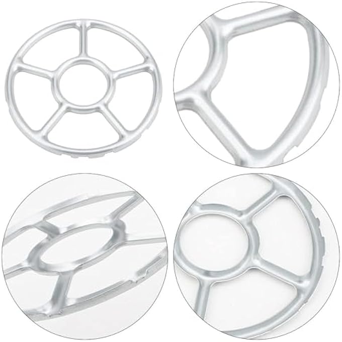 KASTWAVE 2 Pcs Alloy MultiFunction Gas Ring Reducer Universal Hob Ceramic Pan Supports Alloy MultiFunction Trivets Stove Top Gas Ring Reducer For Cooker Heat Simmer Coffee Pots - Image 4