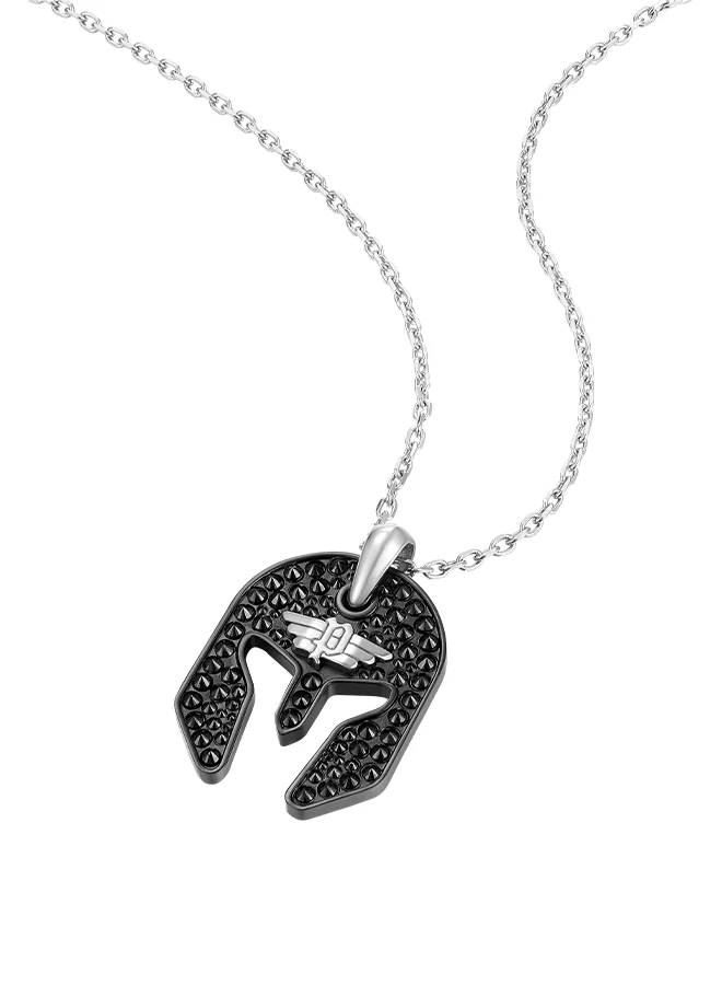 POLICE Armor Stainless Steel Gents Necklace With CrystalsPEAGN0032001