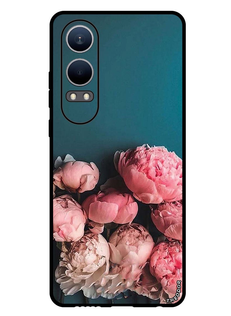 Theodor Protective Case Anti Scratch Shock Proof Bumper Cover For OnePlus Nord CE4 Lite Flowers - Image 1