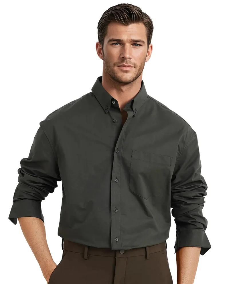 Rare Rabbit Men's Button Down Boxy Shirt