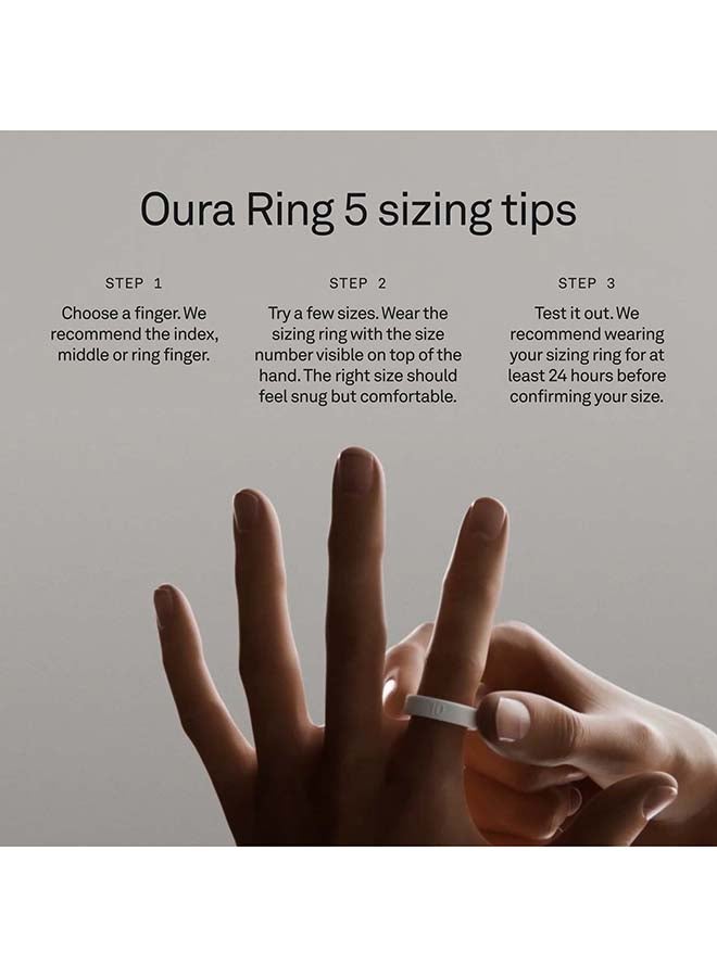Oura Ring 5 Sizing Kit white - Image 2
