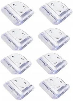 Baby Proofing Edge/Corner Guard for Baby/Child/Safety Edge Protector/Corner Guards for Furniture, Table, Desk, Bed Corners, Dressing Table etc, Anti – Collision Smiley Guard,Transparent-8 Pieces