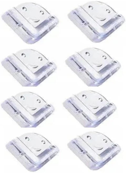 Baby Proofing Edge/Corner Guard for Baby/Child/Safety Edge Protector/Corner Guards for Furniture, Table, Desk, Bed Corners, Dressing Table etc, Anti – Collision Smiley Guard,Transparent-8 Pieces