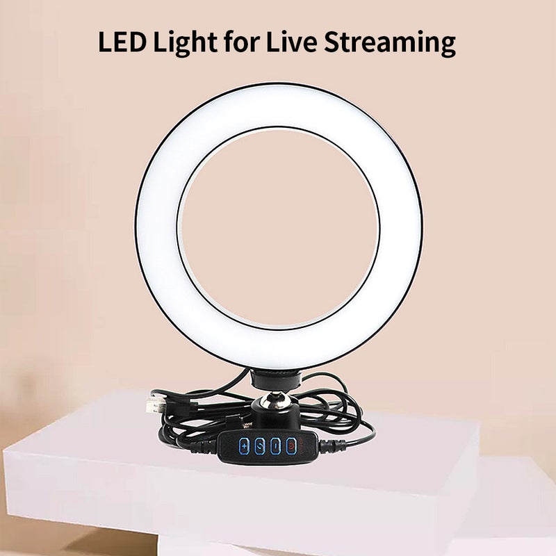 6inch LED Ring Light Circular LED Photography Video Selfie Ring Light Replacement for You Tube/Tik Tok Live Streaming - Image 3