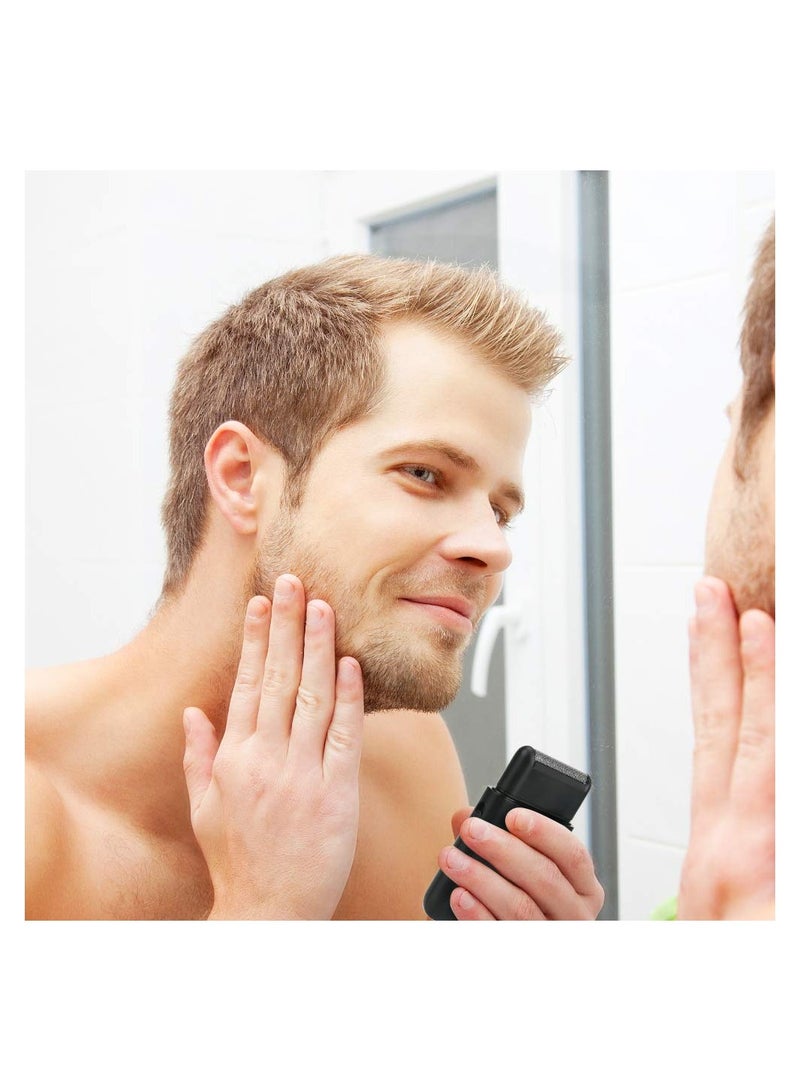 Zikra Electric Shaver, USB Rechargeable Electric Razor, Men Cordless Electric Foil Shaver with Pop Up Precision Trimmer, Portable Wet and Dry Shaver for Men's Beard Shaving Trimming Grooming - Image 5