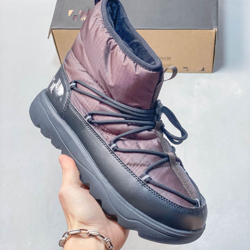 Borealis Drawstring Snow Boots Thick Sole Waterproof Winter Short Boots Warm Cotton Shoes for Men and Women