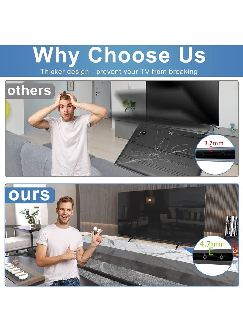 Stands for TCL Smart TVs - 32-inch, 40-inch, 43-inch, 48-inch, 49-inch, 50-inch, 55-inch, 65-inch, 75-inch, 85-inch, 32S321, 32S325, 32S327, 32S305, 32S301, 32S303, 32S4610R, 32S3850, 32S3850A, 32S3850B, 32S3850P, 32FS4610R, 32S800, including screws. - Image 5