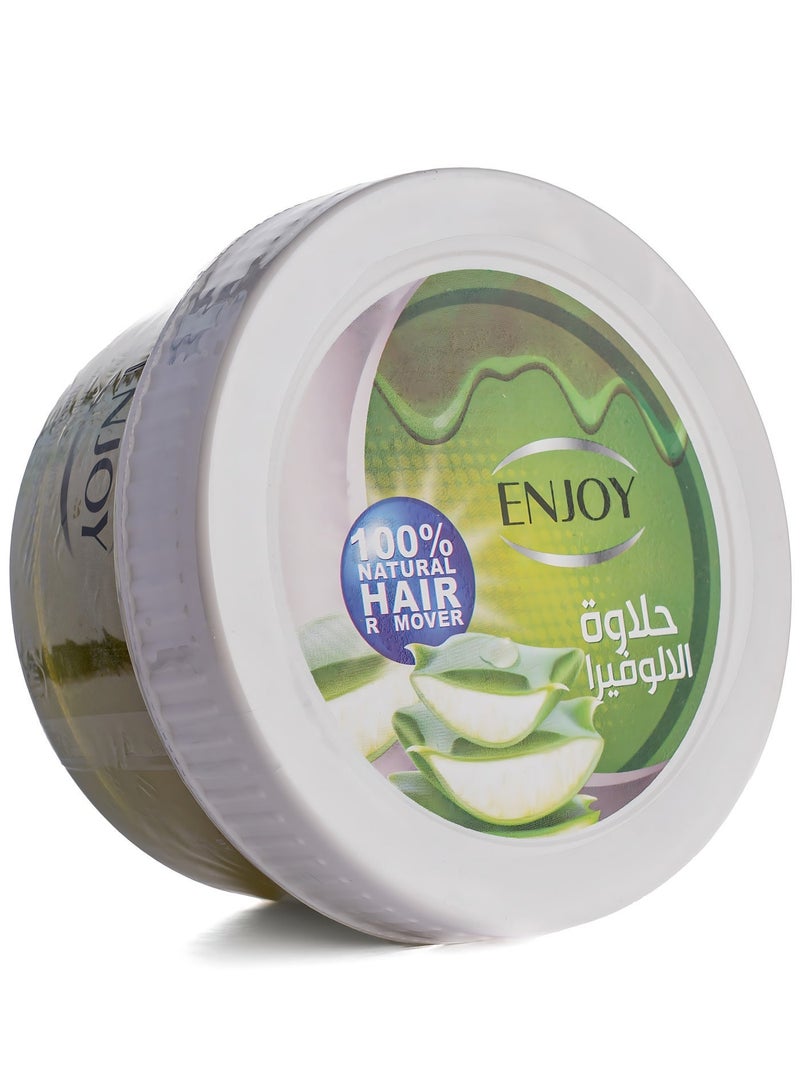 ENJOY Hair Remover Paste with Aloe Vera – 400g | 100% Natural Sugar Wax | Gentle & Soothing Hair Removal | Calming & Hydrating for Sensitive Skin | Smooth & Silky Finish | Long-Lasting Results - Image 2