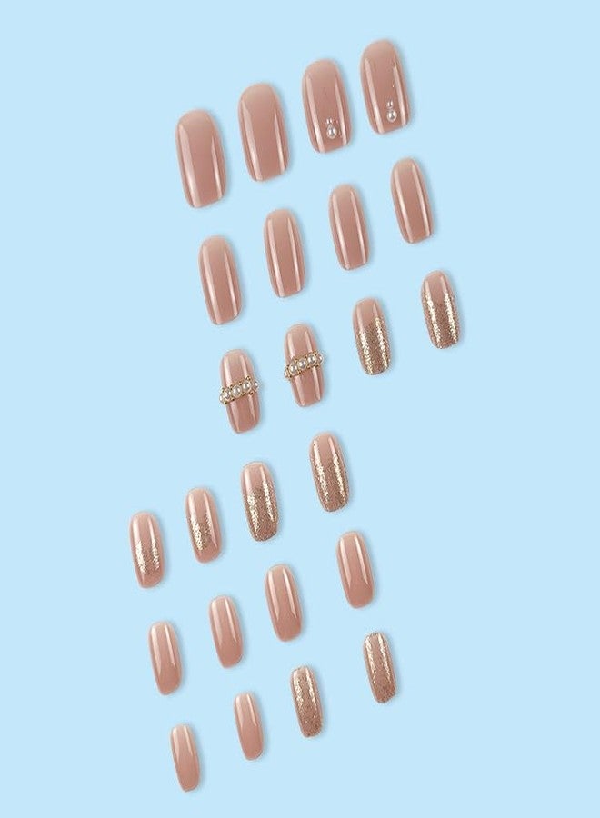 KILLFE Artifical Nails For Women | Reusable | Vibrant | Durable Acrylic Nails | Multicolor (NP-79) - Image 4