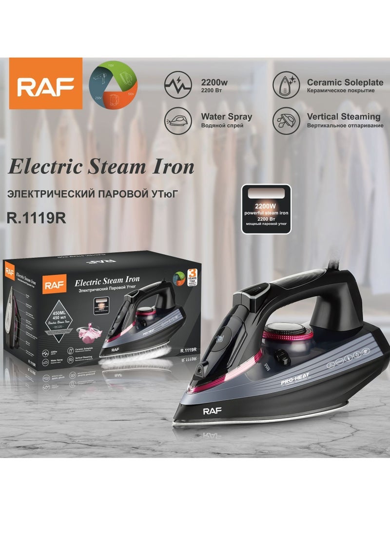 RAF Household Handheld Steam Iron Small Portable Ironing Machine - Image 2