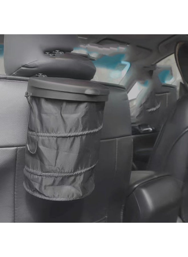 Car Foldable Garbage Bin Pop up Collapsible Bin with Lid - Image 1