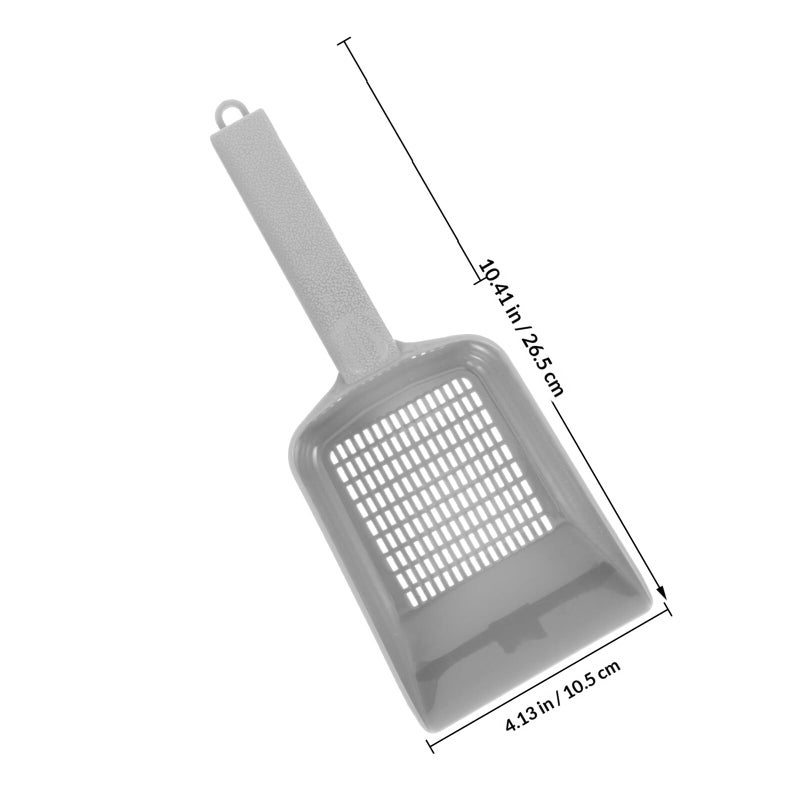 Long Handle Plastic Aquarium Gravel Scoop Shovel for Fish Tank Cleaning and Substrate Removal - Image 3