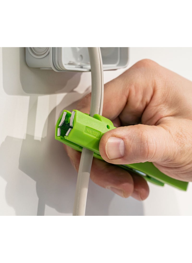 Weicon Stripper No. 100 Green Line | Multifunctional Stripping Tool From 0.5 - 16 mm² / 4 - 13 mm Diameter - Image 5