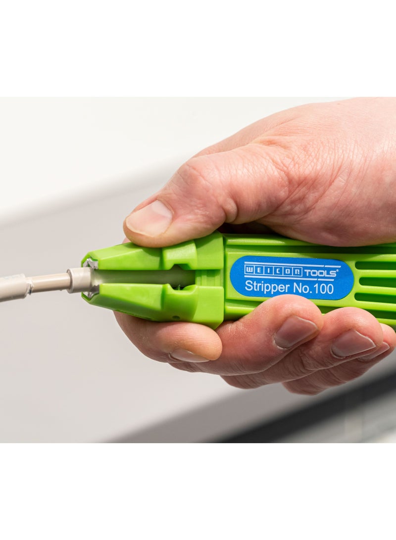 Weicon Stripper No. 100 Green Line | Multifunctional Stripping Tool From 0.5 - 16 mm² / 4 - 13 mm Diameter - Image 3