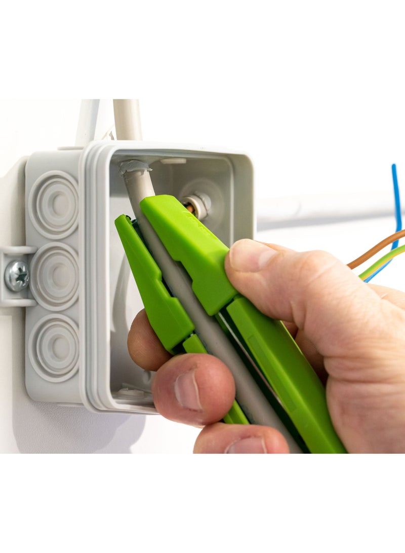 Weicon Stripper No. 100 Green Line | Multifunctional Stripping Tool From 0.5 - 16 mm² / 4 - 13 mm Diameter - Image 2