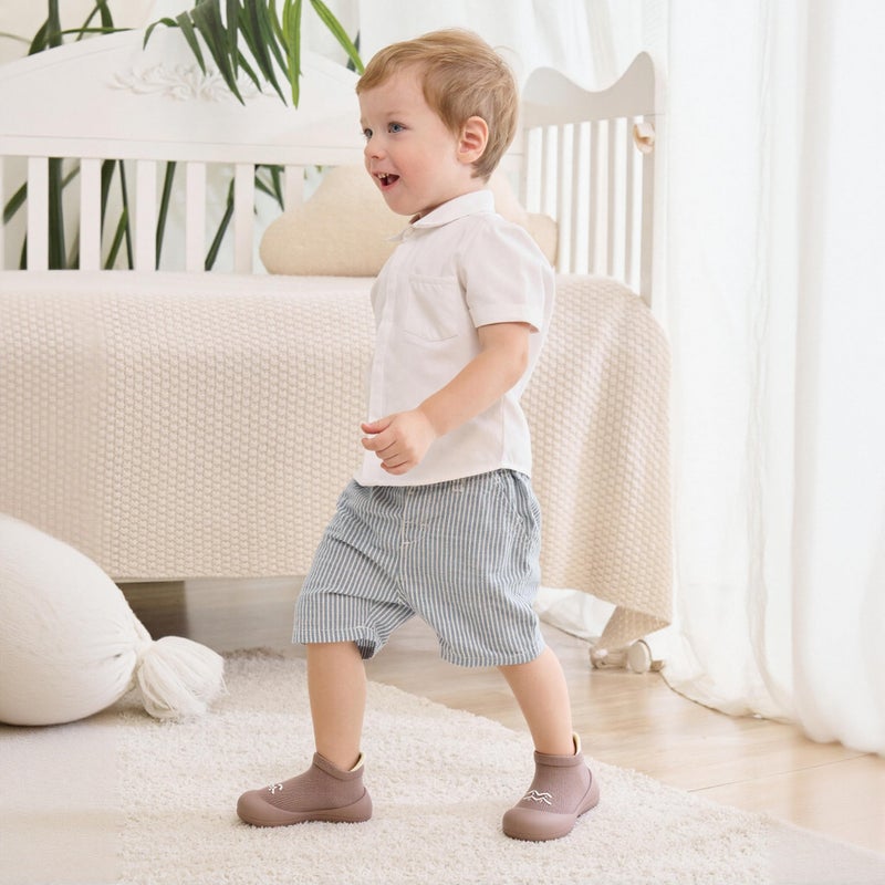 Bearbay Baby Sock Shoes Baby First Walking Shoes Infant Non-Slip Breathable Slippers Baby Boys Girls Sneakers - Image 5