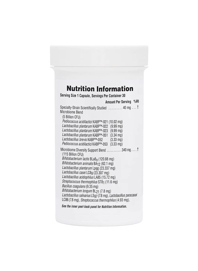 Nature's Plus NaturesPlus GI Natural Probiotic Mega - 30 Capsules - Digestive & Immune Health - Gluten Free - 30 Servings - Image 2