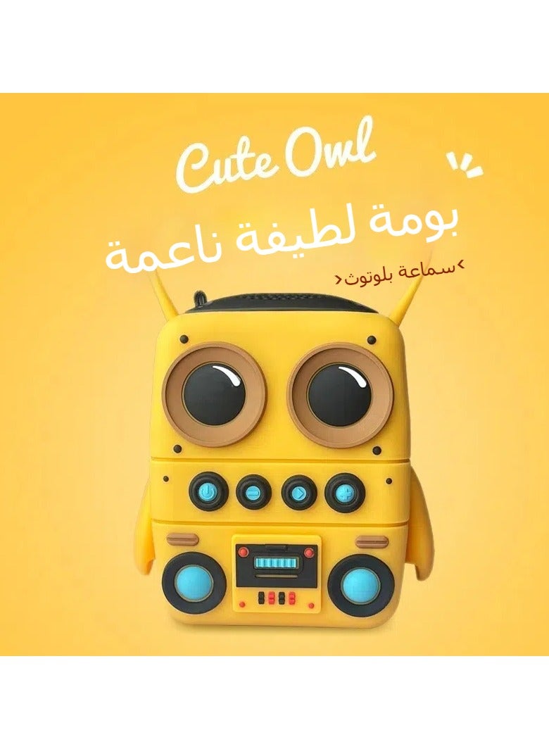 Bluetooth speaker, cartoon owl outdoor waterproof convenient speaker series Bluetooth audio gift speaker - Image 2