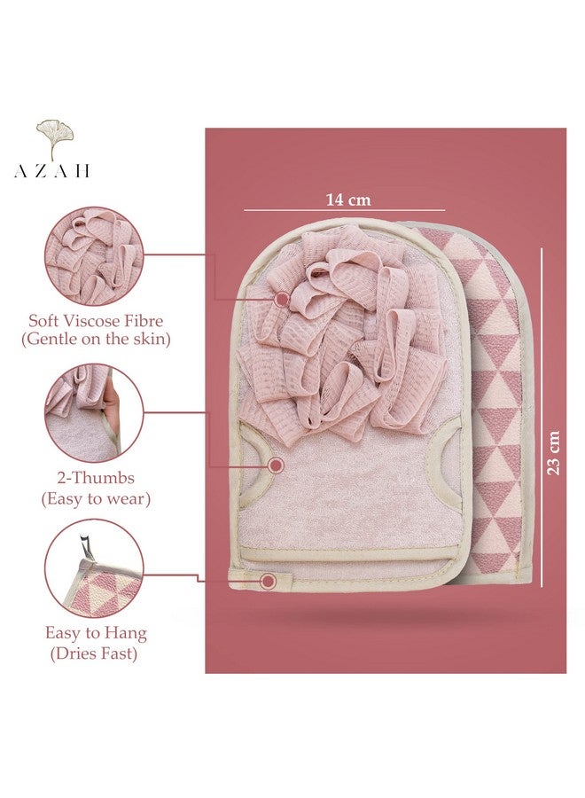 AZAH Liating Gloves For Dead Skin By Azah 2 In 1 Body Dead Skin Remover & Tan Removal For Smooth Clear Skin - Image 5
