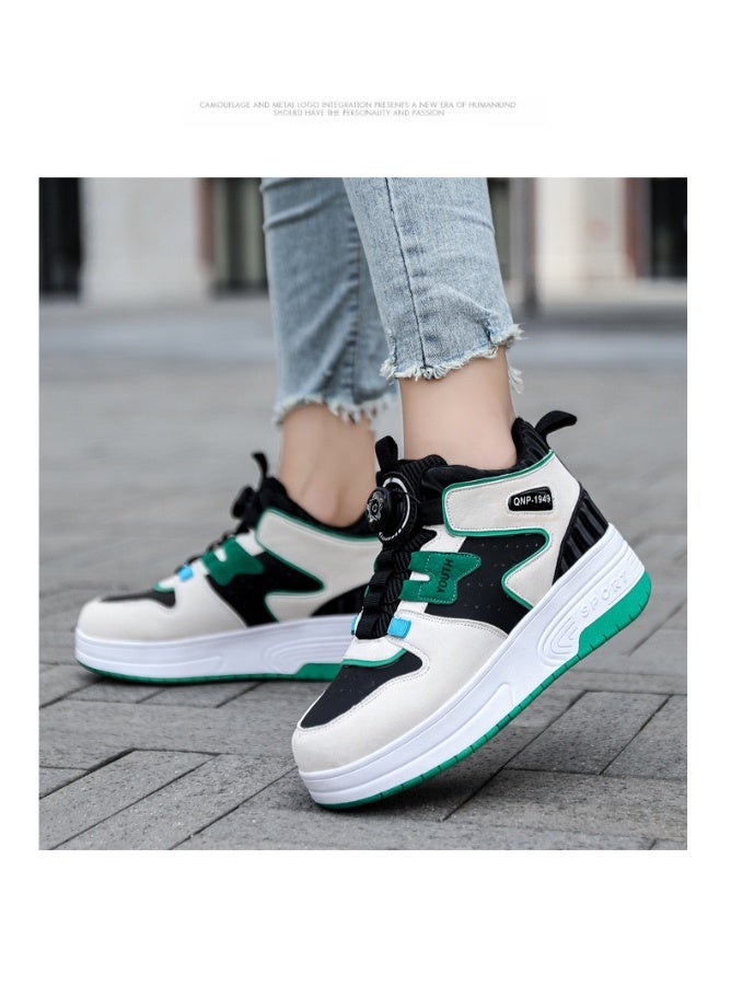 Sky View Roller Skate Shoes for Kids Boys Girls Sneakers with Detachable Wheels Sport Shoe - Image 2