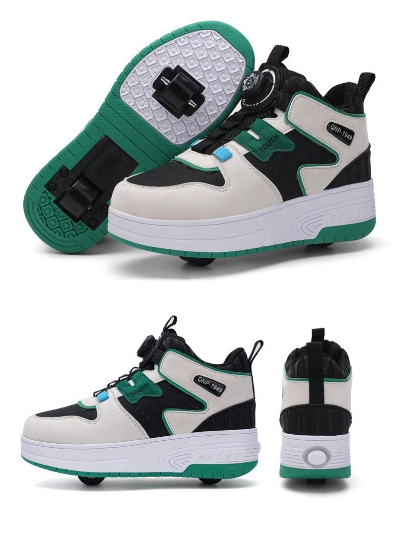 Sky View Roller Skate Shoes for Kids Boys Girls Sneakers with Detachable Wheels Sport Shoe - Image 4