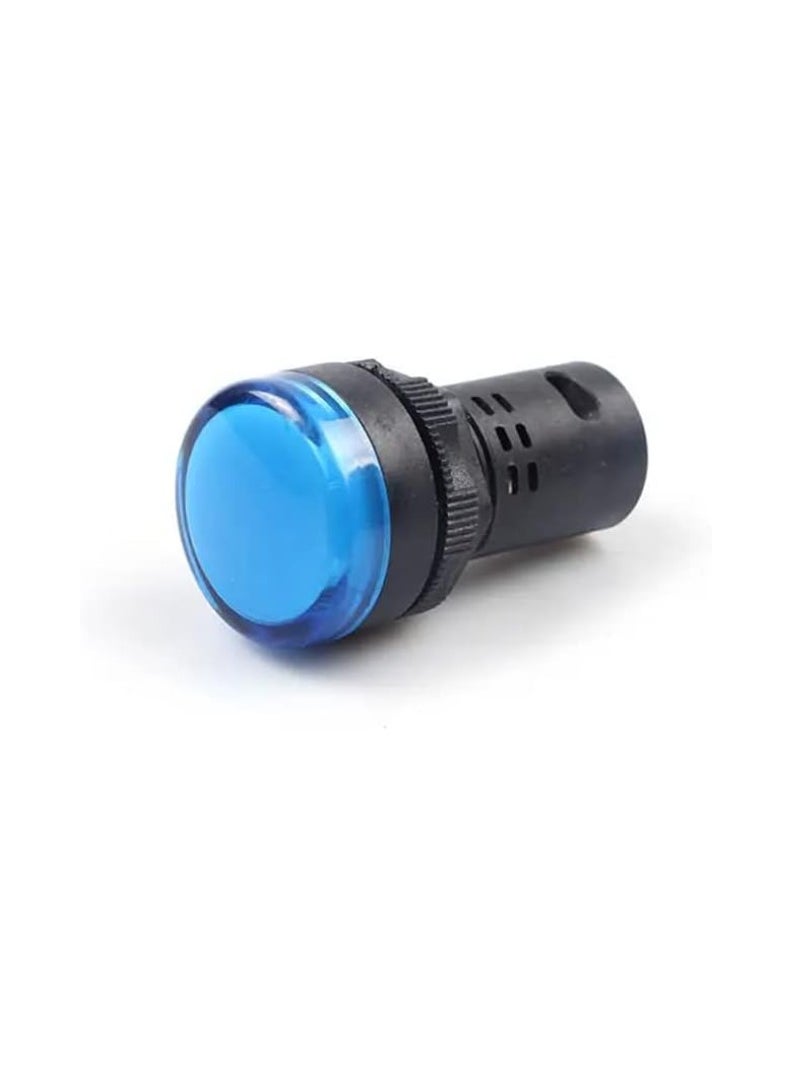 KNP - KNP  24V LED Pilot Indicator Light (Blue) is designed to offer clear visual feedback for electrical systems, signaling operational status or specific conditions. - Image 1