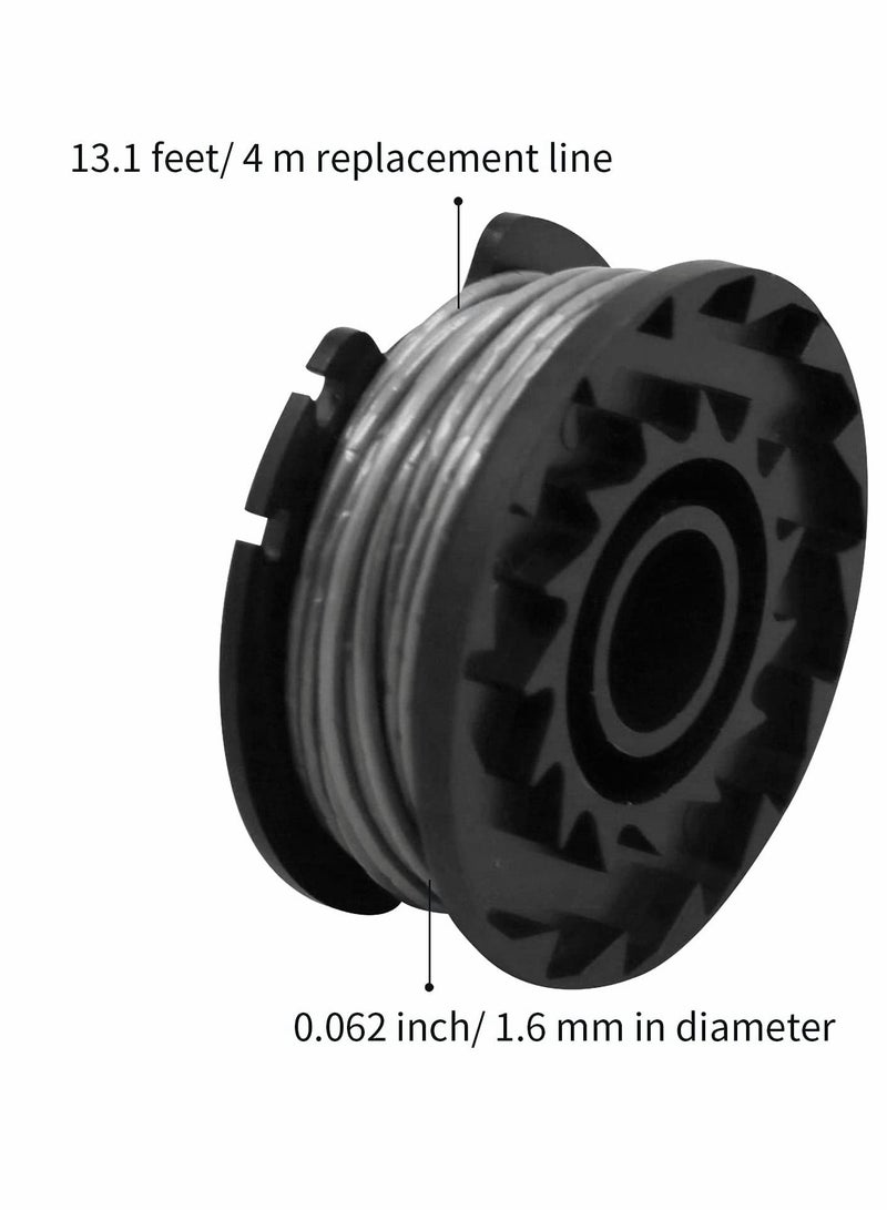 Generic 3Pcs Grass Trimmer Accessories Spools, Replacement 13.1Feet x 0.062inch/ 4 m x 1.6 mm Spool Line Strimmer Spool and Line Compatible with ART 23SL, for ART 26SL  - Image 2