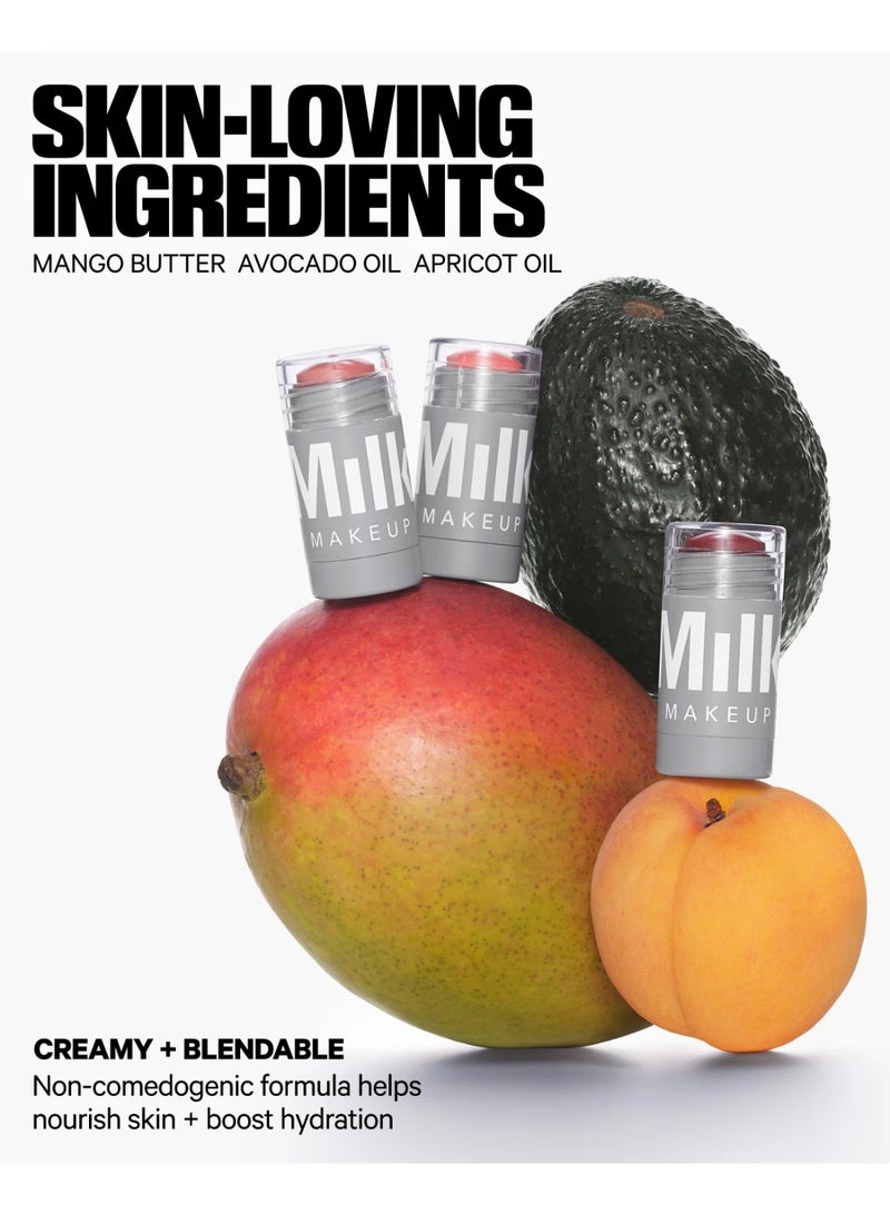 Milk Makeup Lip + Cheek Cream Blush Stick – Shade Quickie (Deep Plum) | 6g - Image 4