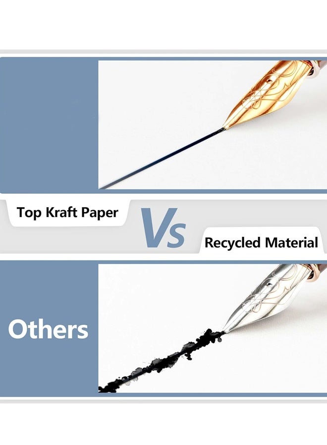 200Pcs Blank Business Cards, 3.5" x 2" White Cardstock, Words Message Notes paper Tags, Mini Craft Cardboard Festival gifts - Image 3