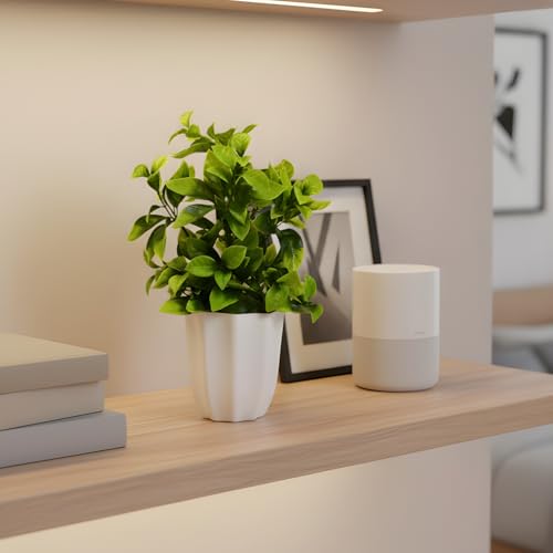 fancymart Artificial Plant Leaves in Pot Perfect Potted Decoration for Home Living Room & Office Spaces Height - 30cm - Image 2