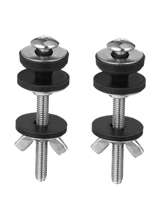 2 Pcs Toilet Tank Bolts Gasket Seal Kit For Easy Installation And Leak Proof Connection - Image 1