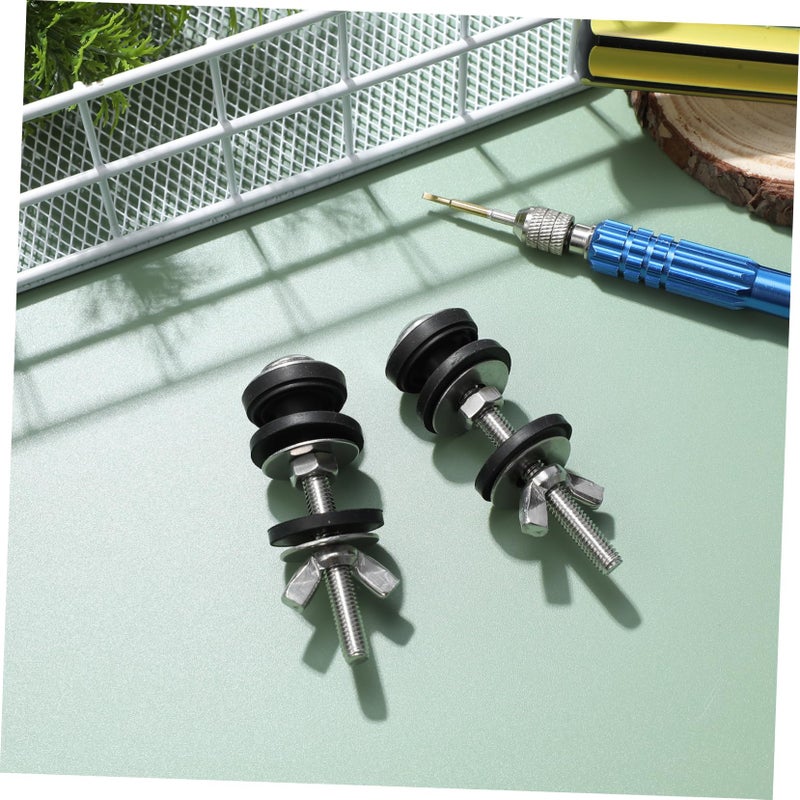 2 Pcs Toilet Tank Bolts Gasket Seal Kit For Easy Installation And Leak Proof Connection - Image 5