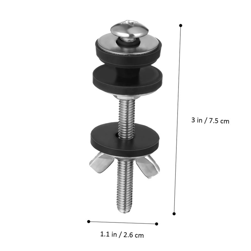 2 Pcs Toilet Tank Bolts Gasket Seal Kit For Easy Installation And Leak Proof Connection - Image 3