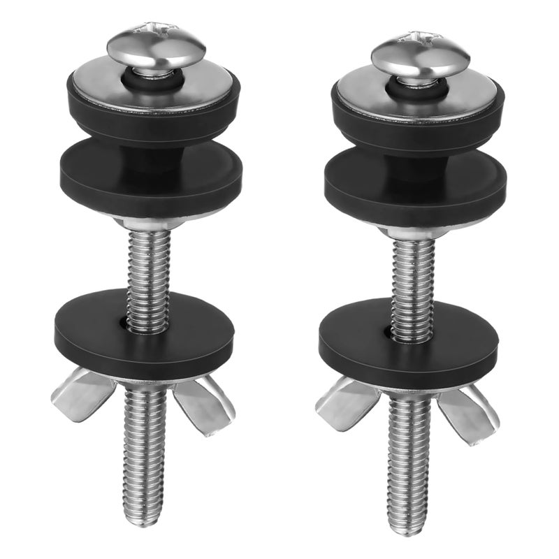 2 Pcs Toilet Tank Bolts Gasket Seal Kit For Easy Installation And Leak Proof Connection - Image 2