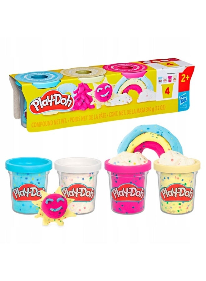 Play-Doh Confetti Compound Pack (Pack Of 4, 340G) - Image 2