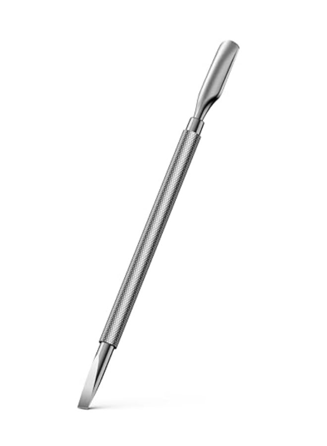 FERYES Professional Cuticle Pusher Remover Tool Stainless Steel DualSided Nail Care Tool for Manicure Pedicure 52 Inch Salon Home Use - Image 1