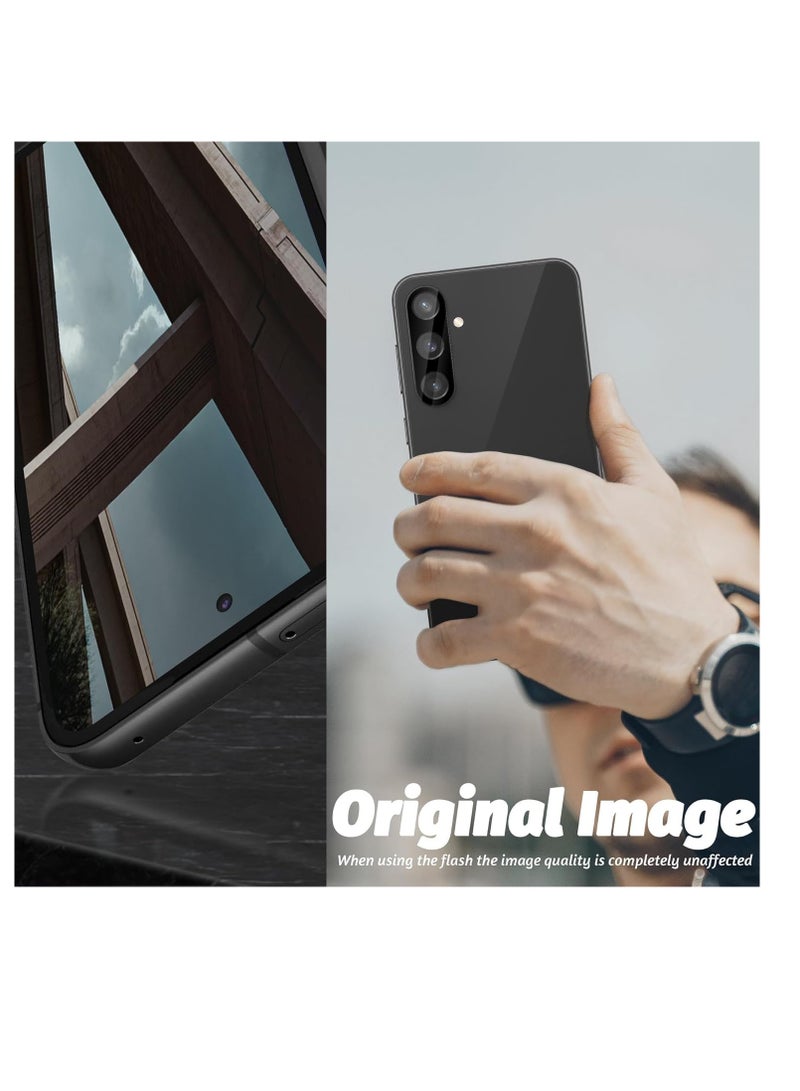 amsung Galaxy S23Inch Camera Lens Protector Tempered Glass Screen Protector HD [Full Coverage][Anti-Scratch] Drop Protection Ultra Clear/Thin Lens Protector Case - Black  - Image 3